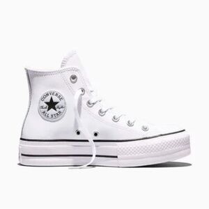 Converse Chuck Taylor All Star Leather Platform - size 7
